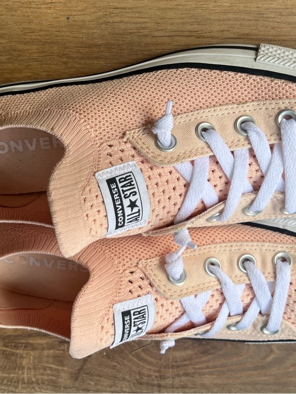 Converse All Star Shoes Low Top Sneakers Peach - Picture 4 of 9